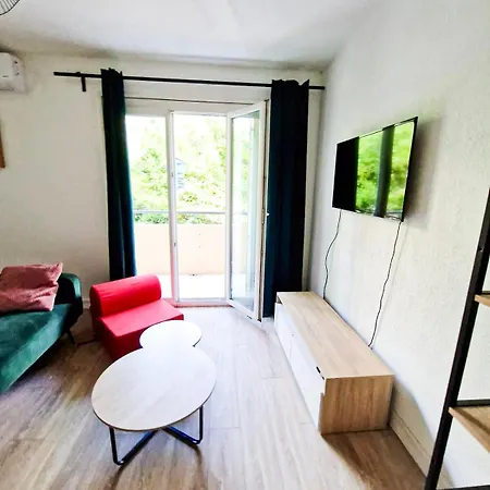 Apartment Wifi, Parking Privatif Prive, Clim, Proche Et Polygone Riviera